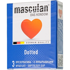  Презервативы с пупырышками Masculan Dotted 3 шт 