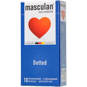  Презервативы с пупырышками Masculan Dotted 10 шт 