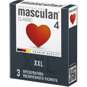  Презервативы увеличенного размера Masculan XXL 3 шт 