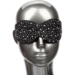  Черная маска на глаза Blackout Eye Mask со стразами 