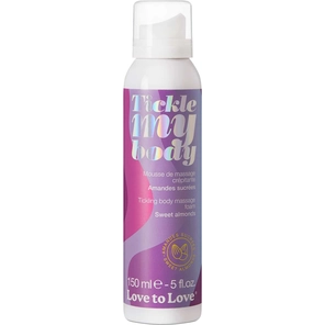 Массажная хрустящая пенка Tickle My Body Sweet Almonds с ароматом миндаля 150 мл 