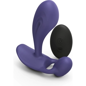  Темно-синий вибромассажер Witty P G Vibrator with Remote Control 