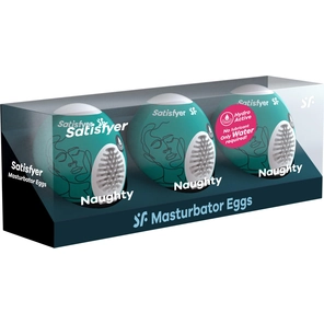  Набор из 3 мастурбаторов-яиц Satisfyer Naughty 