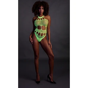  Стильное зеленое боди Body with Grecian Neckline 