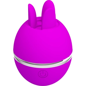  Лиловый двусторонний вибростимулятор клитора Gemini Ball 