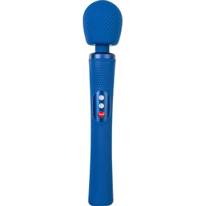  Синий вибромассажер Vim Vibrating Wand 31,3 см 