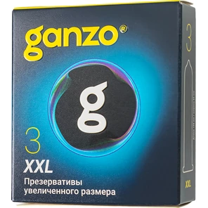  Презервативы увеличенного размера Ganzo XXL 3 шт 
