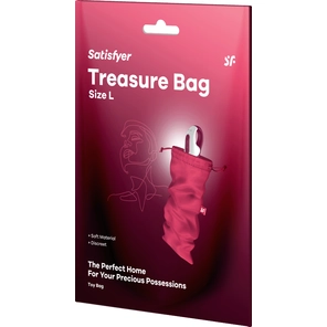  Розовый мешочек для хранения игрушек Treasure Bag L 