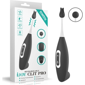  Черный вибратор для точечной стимуляции IJOY Rechargeable Clit Pro Vibrator 19 см 