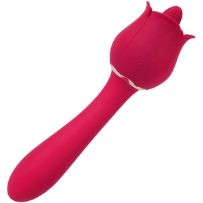  Розовый вибромассажер Rose Pro 6 21,4 см 