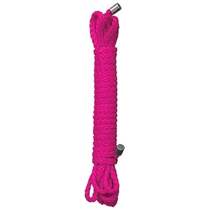  Розовая веревка для бандажа Kinbaku Rope 5 м 
