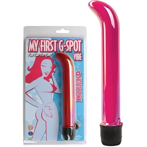  Розовый вибратор для точки G My First G-Spot 19 см 