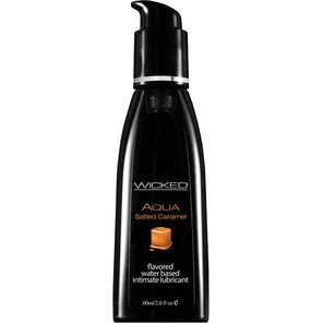  Лубрикант с ароматом соленой карамели Wicked Aqua Salted Caramel 60 мл 