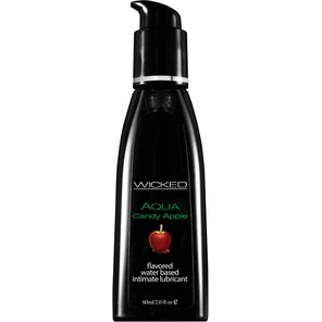 Лубрикант с ароматом сахарного яблока Wicked Aqua Candy Apple 60 мл 
