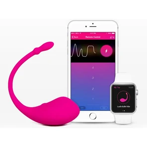  Умный розовый вибратор Lush Bullet Vibrator 18 см 