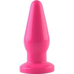  Розовая анальная втулка из эластомера POPO Pleasure 13,6 см 