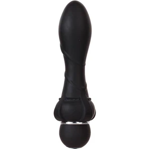  Чёрный вибромассажер для анальной стимуляции PURRFECT SILICONE ANAL VIBRATOR BLACK 12,7 см 