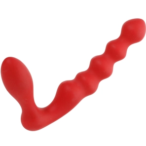  Красный силиконовый стимулятор PURRFECT SILICONE 19 см 