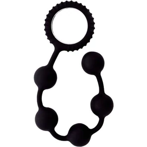  Чёрный анальные шарики MENZSTUFF BUTT BEADS 23 см 