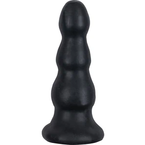 Гигантская чёрная анальная ёлочка MENZSTUFF IMMENSE STOPPER 32,5 см 