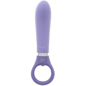  Фиолетовый анальный вибратор GOOD VIBES RING-G SMOOTH 15,5 см 