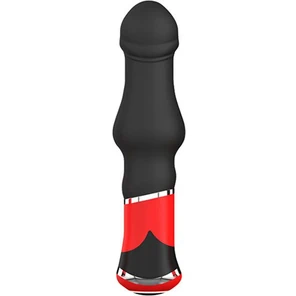  Чёрный вибромассажер для анальной стимуляции BOOTYFUL BULBED VIBE 