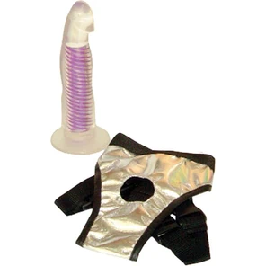  Женский страпон на трусиках STRAP-ON HORIZON DONG 17,8 см 