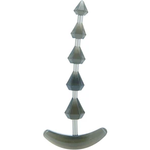  Дымчатая анальная цепочка PLIABLE PROBE 15 см 