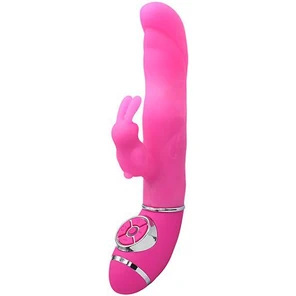  Розовый силиконовый вибратор типа babbit PURRFECT SILICONE 7INCH 18 см 