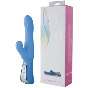  Голубой вибромассажёр VIBE THERAPY EXALTATION 23 см. 