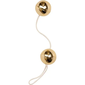  Золотистые вагинальные шарики LITTLE FRISKY LOVE BALLS GOLD 