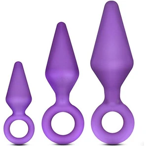  Набор из 3 анальных втулок CANDY RIMMER KIT PURPLE 
