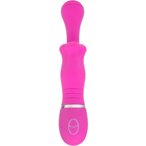  Розовый вибромассажёр с вращающейся головкой THE CHARLOTTE ROSE PINK INTERNAL ROTATION 23 см 