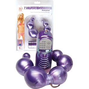 Двусторонний фиолетовый вибромассажёр Purple Goddess 