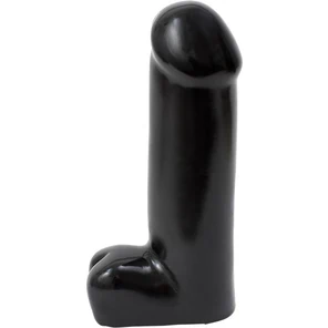  Большой черный фаллоимитатор Giant Cock With Balls 28 см 