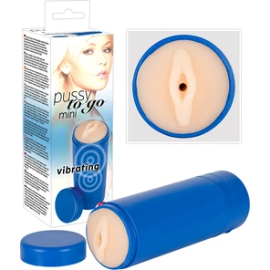  Вибромастурбатор-вагина Pussy to go mini vibrating 