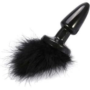 Пробка с хвостиком Black Bunny 11 см 