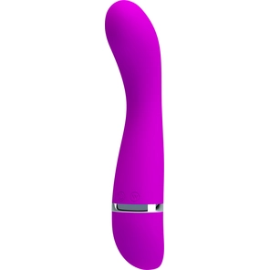  Лиловый вибратор Cvelyn 18,9 см 
