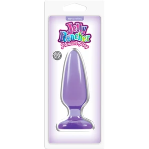  Фиолетовая средняя анальная пробка Jelly Rancher Pleasure Plug Medium 12,7 см 