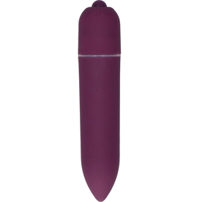  Фиолетовая удлинённая вибропуля Power Bullet Purple 8,3 см 