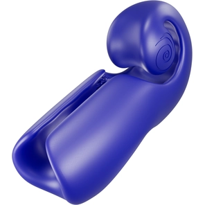  Синий мастурбатор SVibe Evo с вибрацией 