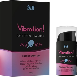  Жидкий вибратор Vibration Cotton Candy с ароматом сахарной ваты 15 мл 