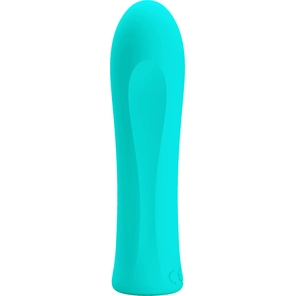  Мятный мини-вибратор Alfreda 10,2 см 