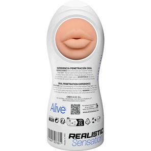  Телесный мастурбатор-ротик Maxi Flex Oral Experience 