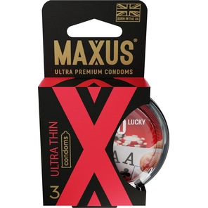  Ультратонкие презервативы MAXUS AIR Ultra Thin 3 шт 