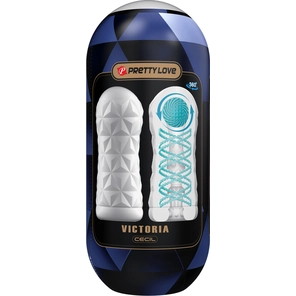  Белый мастурбатор Victoria 