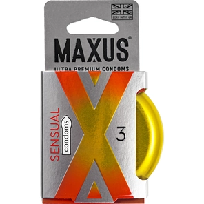  Презервативы анатомической формы Maxus Sensual 3 шт 