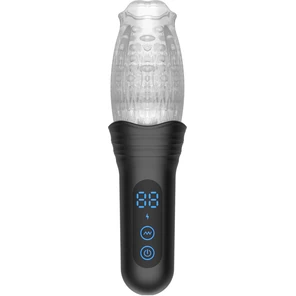  Автоматический мастурбатор Oral Sex Masturbator с функциями ротации, вибрации и фрикций 