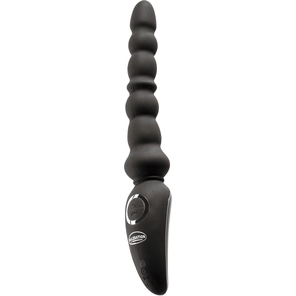  Черный анальный вибростимулятор Vibro Anal Stick 23,5 см 