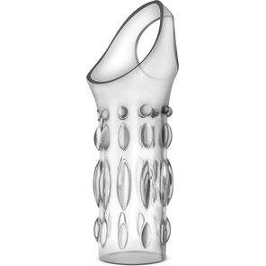  Прозрачная насадка на пенис Stretchy Studded Penis Sleeve Ring 